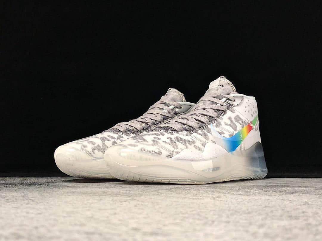 Nike Zoom KD 12 EP White Multi Color AR4230-106 - Stylish Performance Sneaker