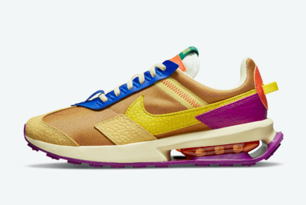 Nike Air Max Pre-Day Wheat/Yellow Strike-Red Plum-Orange DO6716-700 - Shop the Latest Air Max Pre-Day Styles | Fast Shipping
