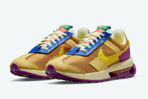 Nike Air Max Pre-Day Wheat/Yellow Strike-Red Plum-Orange DO6716-700 - Shop the Latest Air Max Pre-Day Styles | Fast Shipping