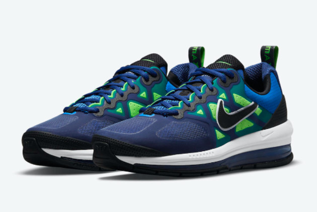 Nike Air Max Genome Blue Green Black DC9410-400: Shop the Latest Stylish Sneakers Online at Competitive Prices