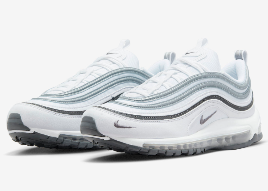 Nike Air Max 97 Low Tops Retro White Gray DX8970-100 - Stylish and Comfortable Sneakers