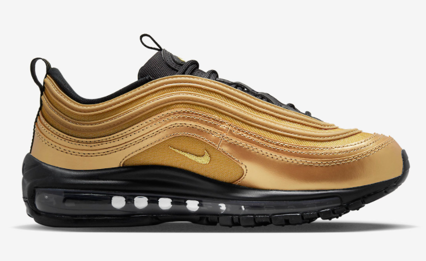 Nike Air Max 97 'Wheat Gold Black' DX0137-700 | Stylish Sneakers for Men | Limited Stock Available