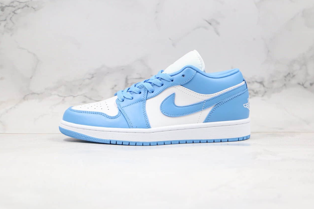 Air Jordan 1 Low 'UNC' 553558-144: Classic Style & Comfort