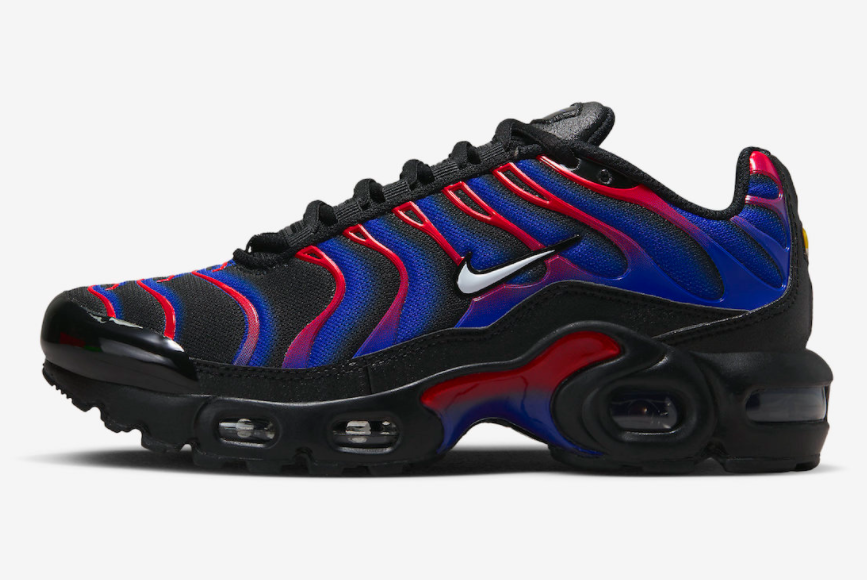 Nike Air Max Plus Spider-Man GS FQ2406-001 - Stylish and Iconic Spider-Man Themed Sneakers for Kids | Instantaneous Boost in Style and Comfort