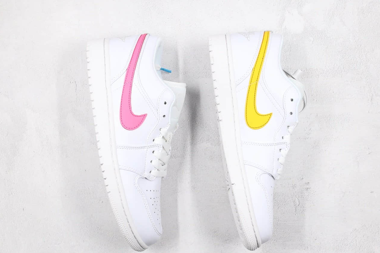 Air Jordan 1 Low 'White Multi-Color' CW7033-100 - Stylish and Versatile Sneakers