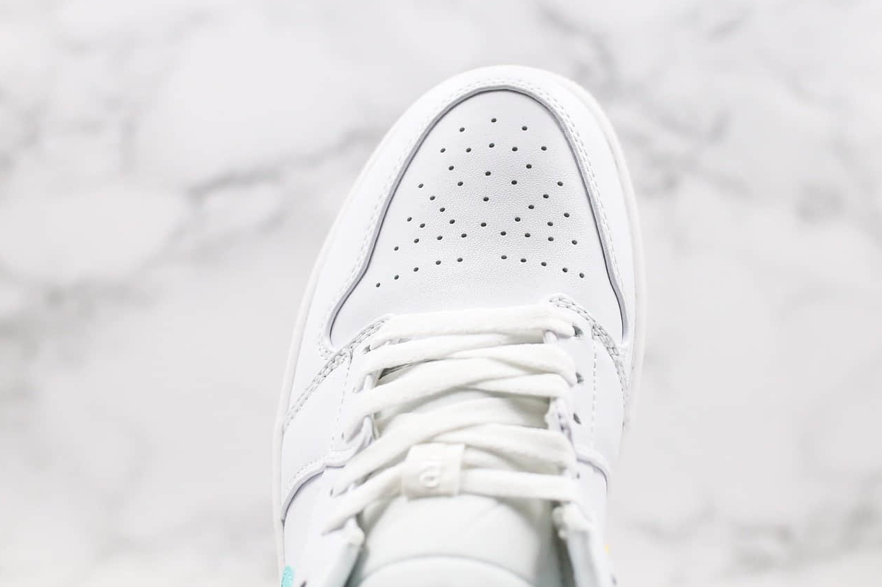 Air Jordan 1 Low 'White Multi-Color' CW7033-100 - Stylish and Versatile Sneakers
