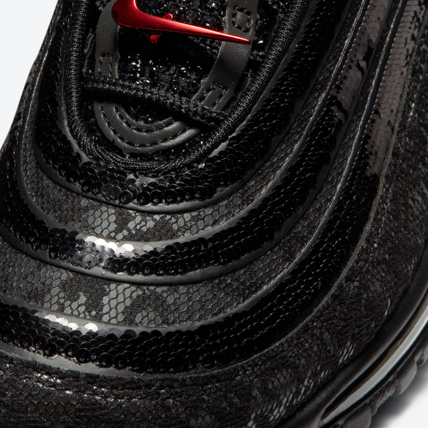 Nike Air Max 97 Black Sequin BlackRed DC1709-060 - Stylish and Trendy Sneakers