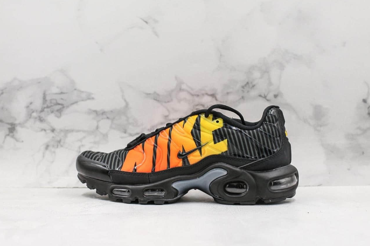 Nike Air Max Plus SE Black Total Orange AT0040 002 - Shop Now for Sleek and Stylish Sneakers at Great Prices!