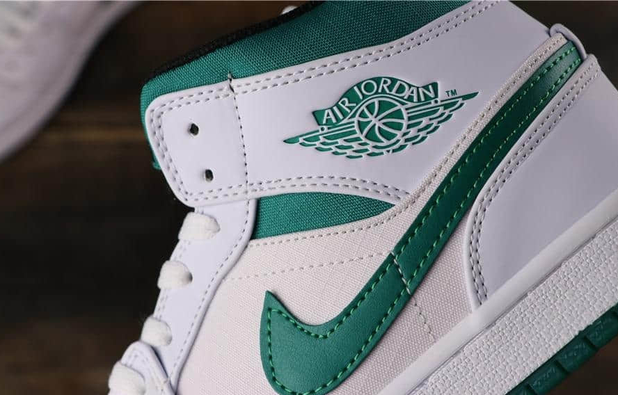 Air Jordan 1 Mid 'Mystic Green' CD6759-103: Iconic Sneakers for Style and Comfort