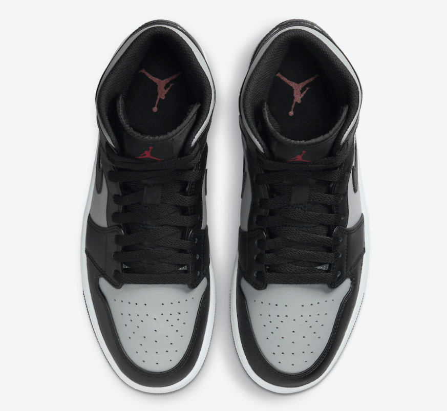 Air Jordan 1 Mid 'Shadow' 554724-096 - Icy Style for Street Sneakerheads