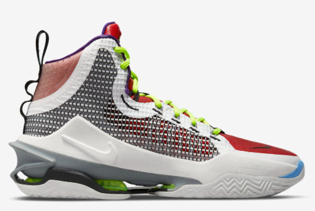 Nike Air Zoom GT Jump 'Multi-Color' White/Red-Blue CZ9907-100 - Premium Athletic Footwear