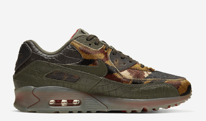 Nike Air Max 90 'Croc Camo' CU0675-300 - Exquisite Camouflage Design | Limited Edition Footwear