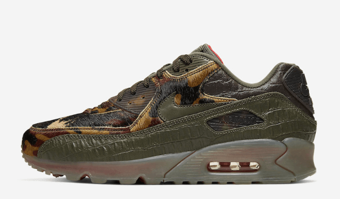 Nike Air Max 90 'Croc Camo' CU0675-300 - Exquisite Camouflage Design | Limited Edition Footwear