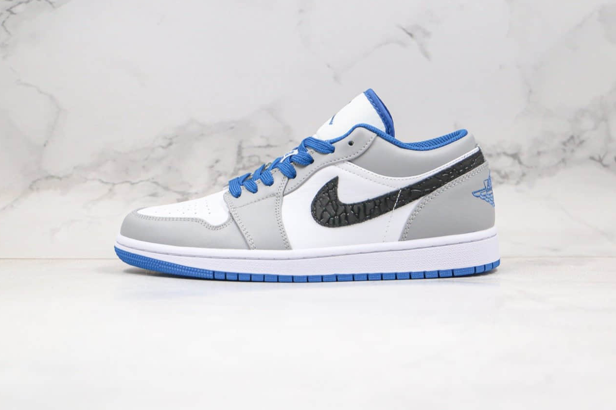 Air Jordan 1 Low 'Cement True Blue' 553558-103 - Shop the Classic Sneaker Now