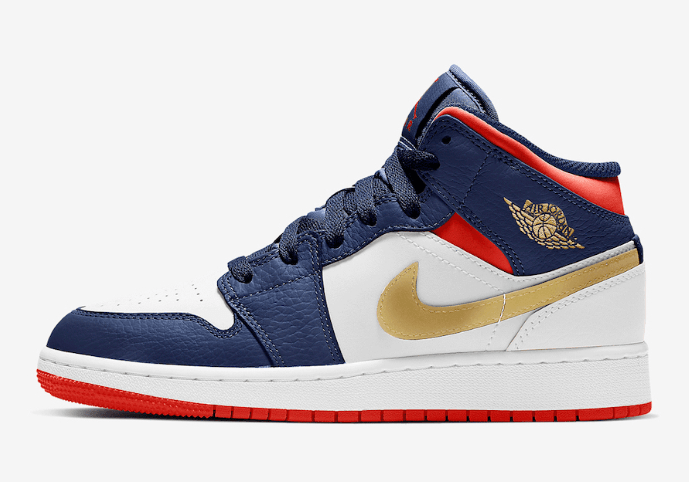 Air Jordan 1 Mid 'USA Olympic' BQ6931-104 | Limited Edition Sneakers
