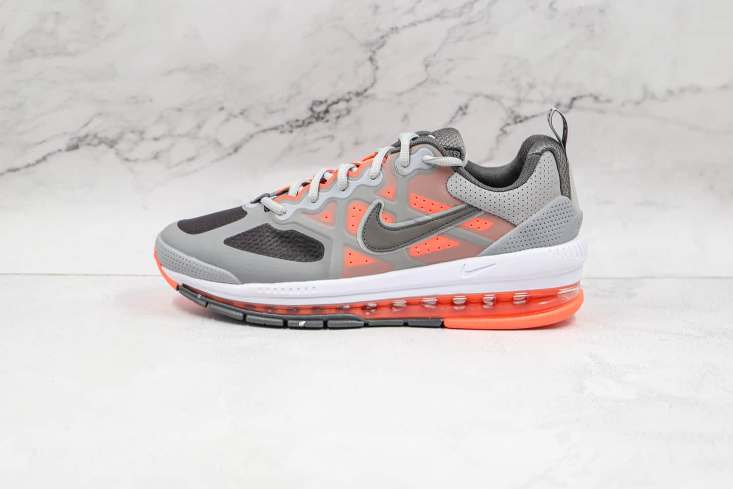 Nike Air Max Genome 'Light Smoke Grey Bright Mango' CW1648-004 - Stylish and Versatile Sneakers for Men and Women