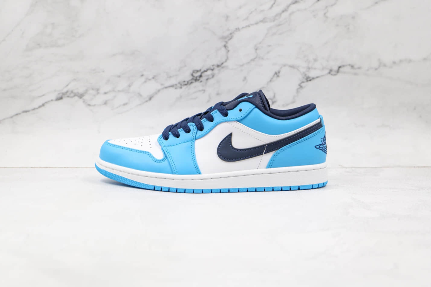 Air Jordan 1 Low 'Ture Blue' 553558-412 - Iconic Style and Supreme Comfort