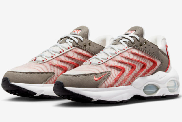 Nike Air Max TW 'Red Clay' Light Bone/Olive Grey-Summit White-Red Clay DQ3984-002 - Shop the Latest Nike Sneakers!