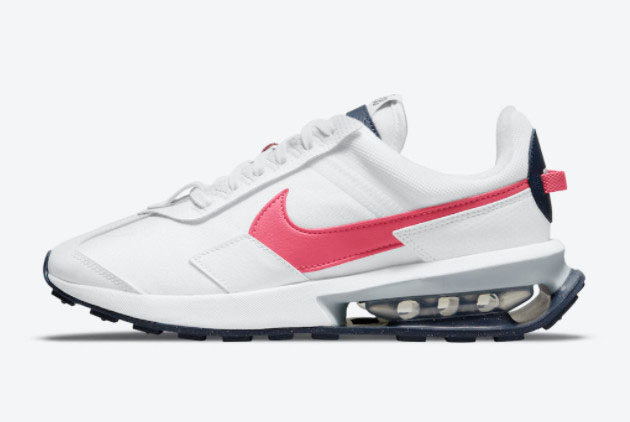 Nike Air Max Pre-Day 'Archeo Pink' White/Archeo Pink-Thunder Blue-Pollen DM0124-100 - Shop the Latest Nike Air Max Pre-Day 'Archeo Pink' Colorway at Its Best Price Now!