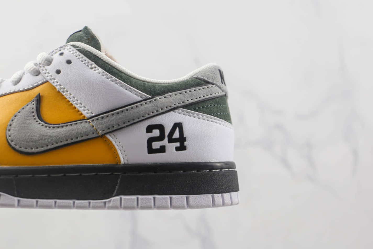 Nike SB Dunk Low Kobe White Yellow Green Black LF2428-001 - Stylish and Vibrant Sneaker for Sports and Streetwear | Fast Shipping Available