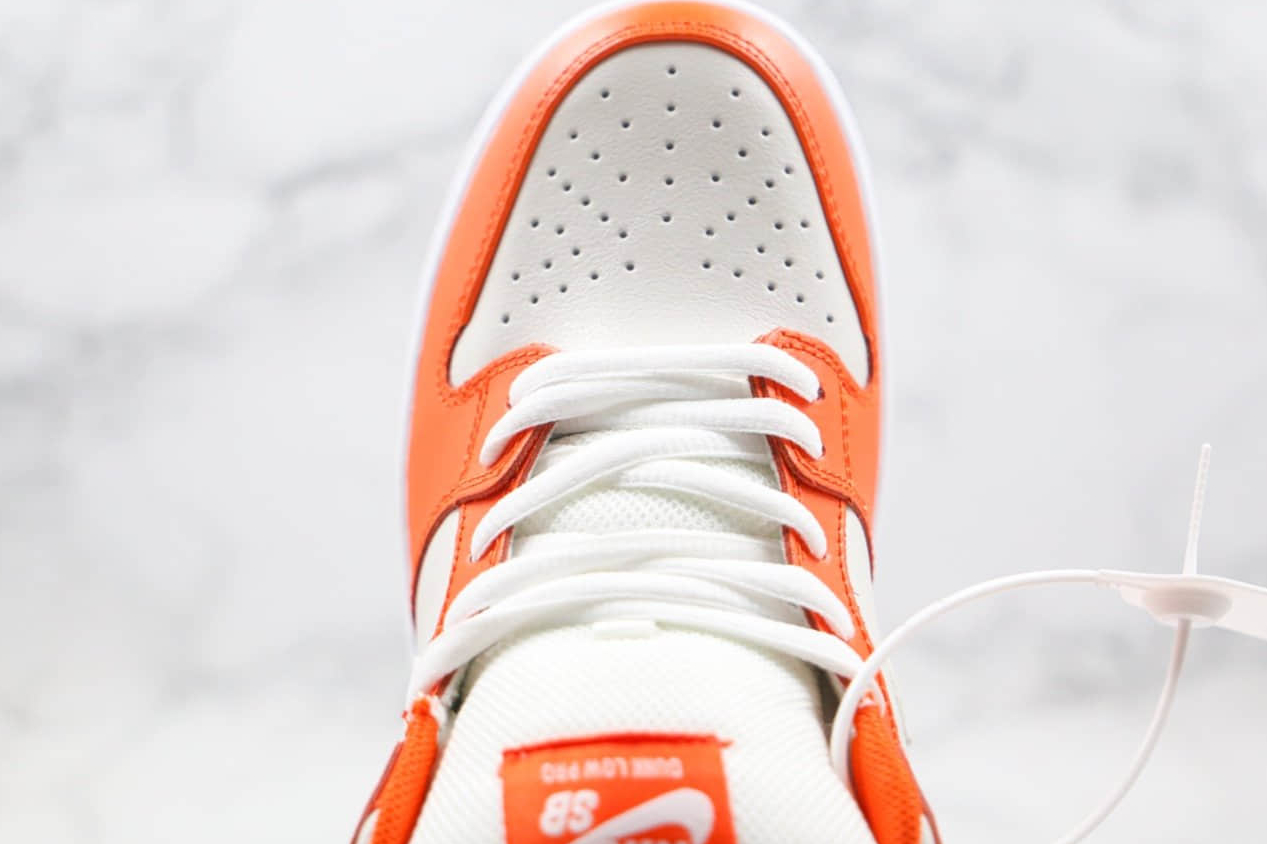 Nike SB Dunk Low 2020 White Orange Black Shoes BQ6817-806 | Stylish Sneakers & Top Quality