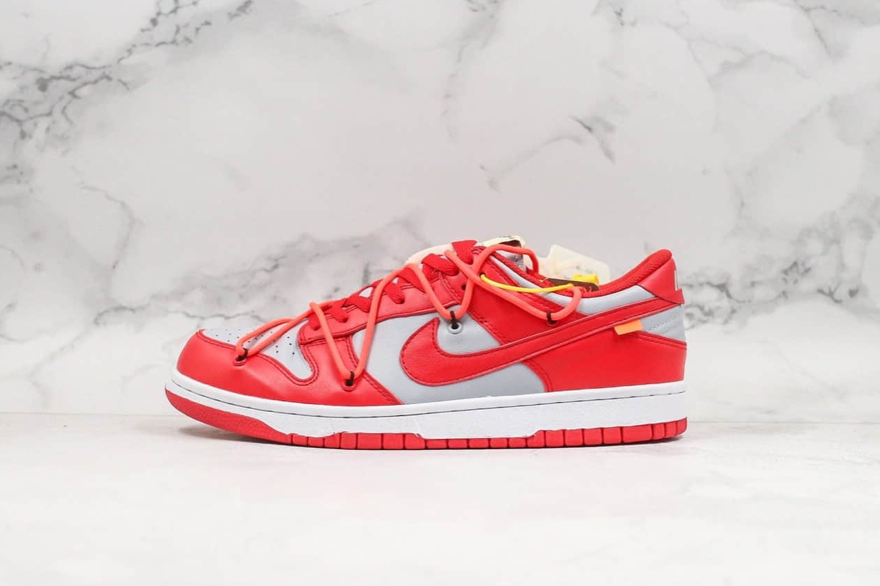 Nike OFF-WHITE x Dunk Low 'University Red' CT0856-600 - Shop Now!