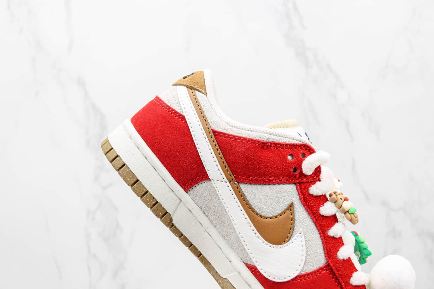 Nike SB Dunk Low 85 Christmas Red White Brown DO9457-112 | Limited Edition Holiday Sneakers