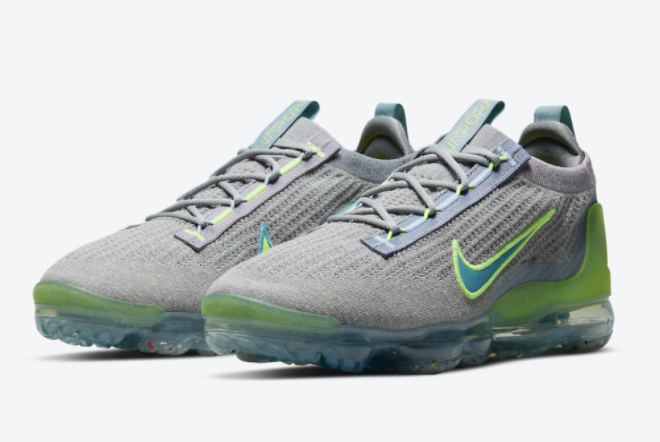 Nike Air VaporMax 'Grey Neon' DH4084-003 Men's Running Shoes - Shop Now!