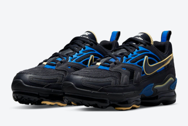 Nike Air VaporMax EVO Black/Blue-Yellow CZ1924-001 - Shop Now for Ultimate Comfort and Style!