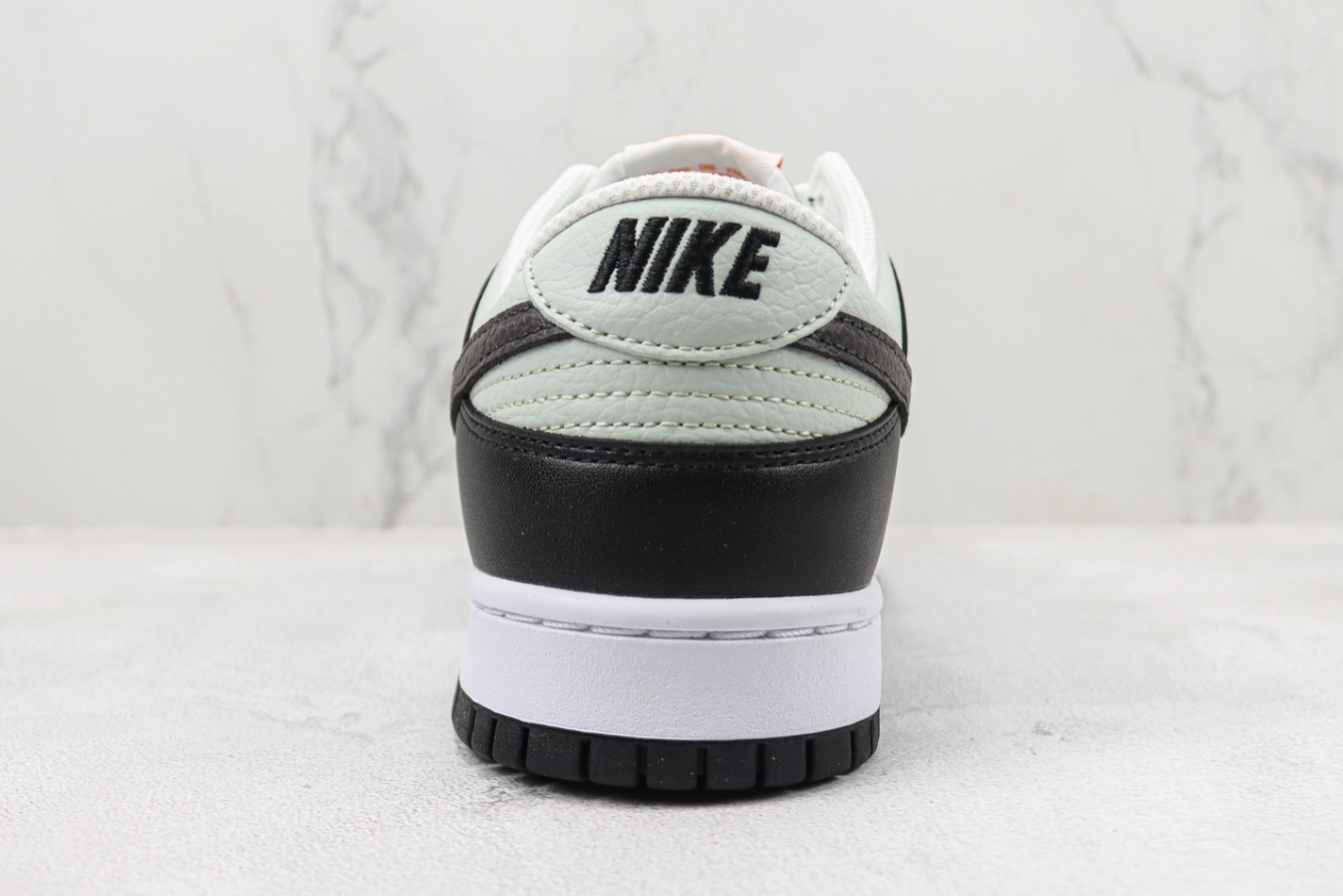 Nike SB Dunk Low Grey Black Orange Mini Swoosh FN7808-001 - Shop Now for Skateboarding Sneakers!