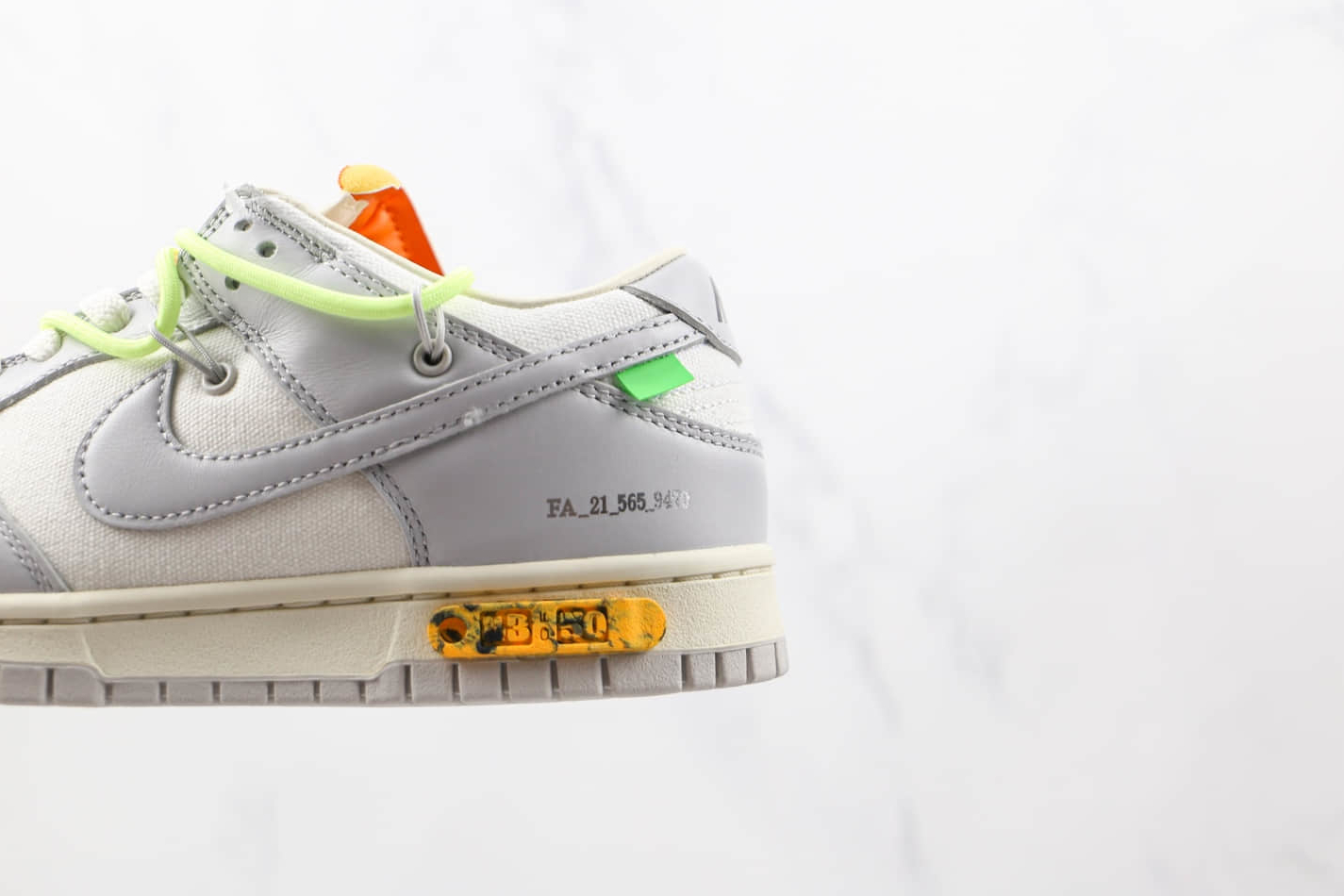 Nike Off-White x Dunk Low 'Lot 43 of 50' DM1602-128 - Limited Edition Collaboration Sneaker
