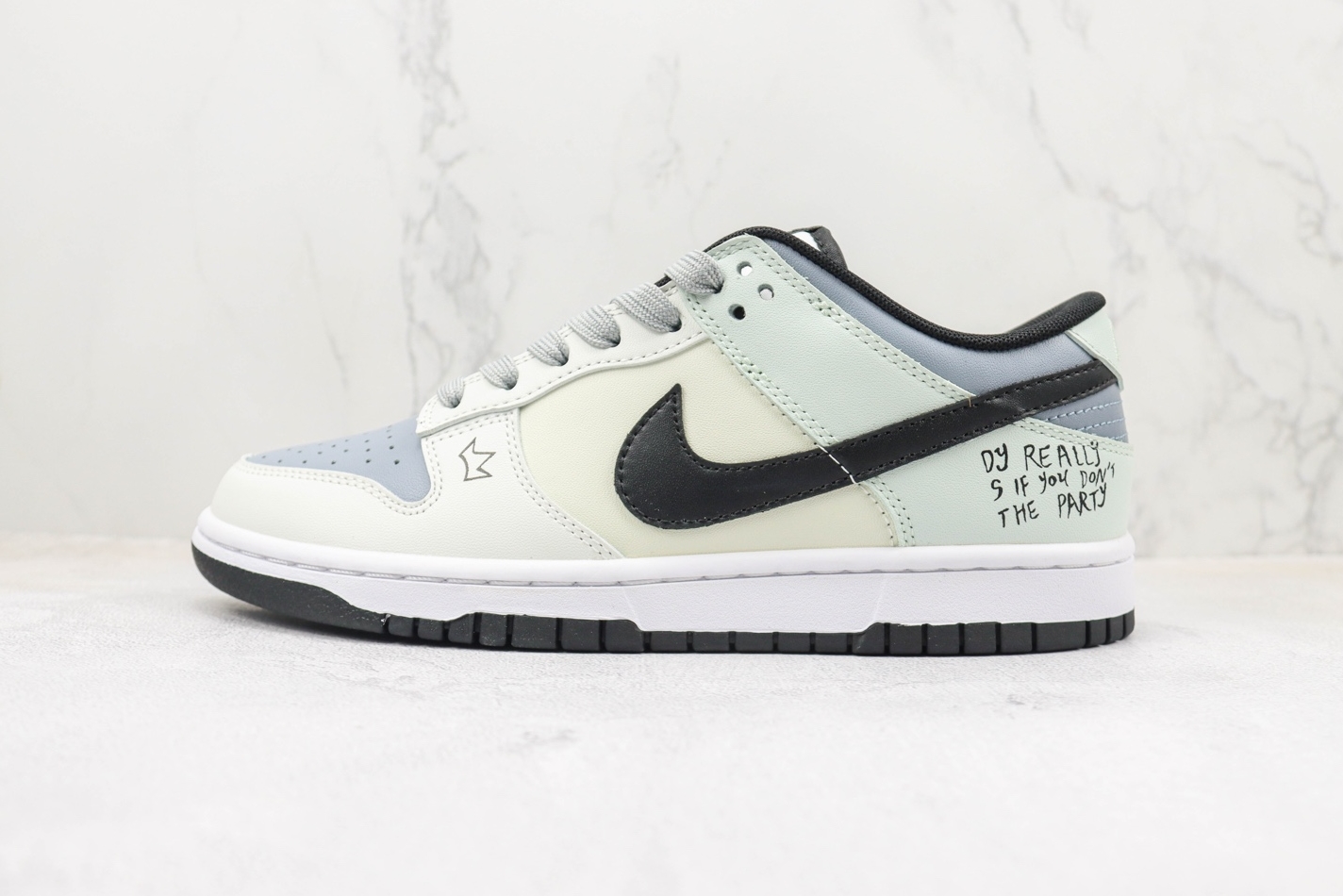 Nike SB Dunk Low Light Green Rice Grey Black DD3696-255 - Trendy Skateboarding Shoes for Men | Limited Edition Release