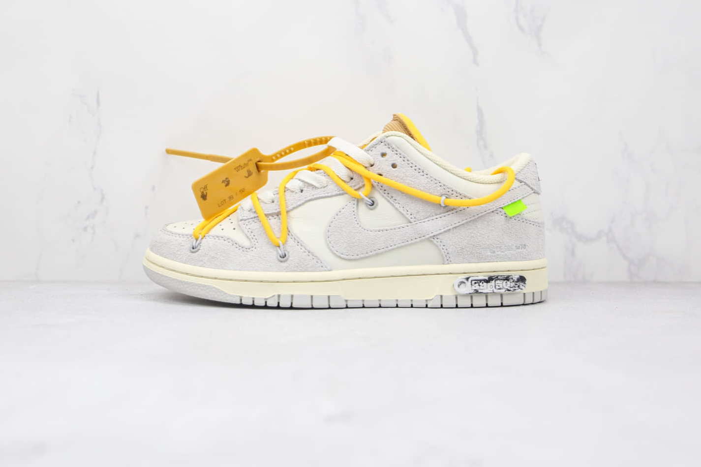 Nike Off-White x Dunk Low 'Lot 39 of 50' DJ0950-109 - Limited Edition Collaboration Sneakers